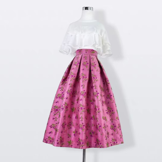 French style temperament small A-line tutu skirt