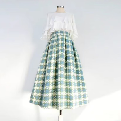 A-line high-waist tutu skirt 