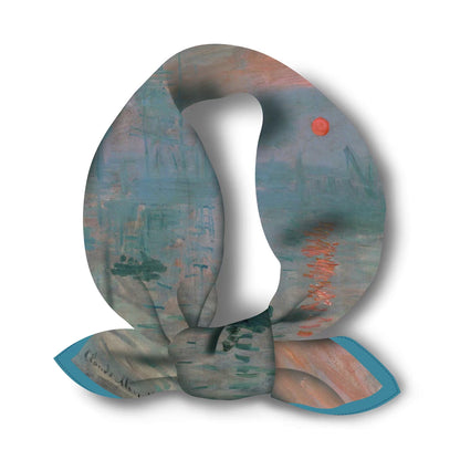 "Impression, Sunrise" scarf