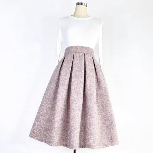 tutu woolen high-waisted skirt