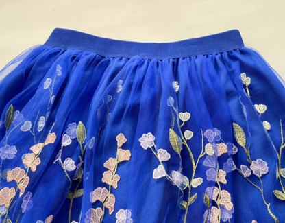 Original waist printed skirt 