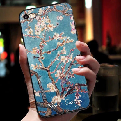 "Blooming almond tree branch" iPhone case