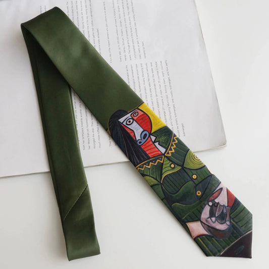 "The Lady in Green" tie