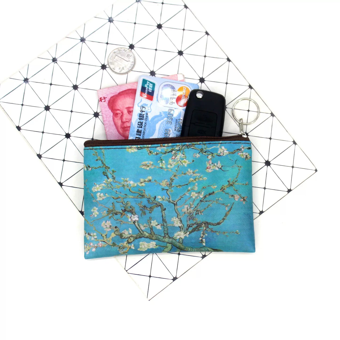 "Starry Night over the Rhône" makeup pouch