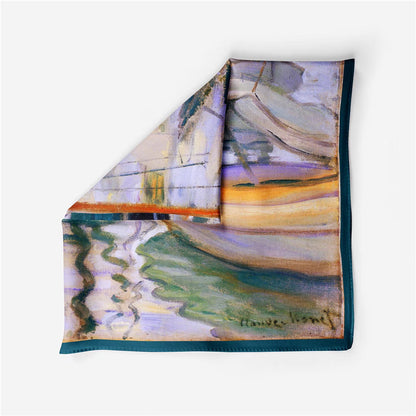 "Yachts on the Seine" scarf