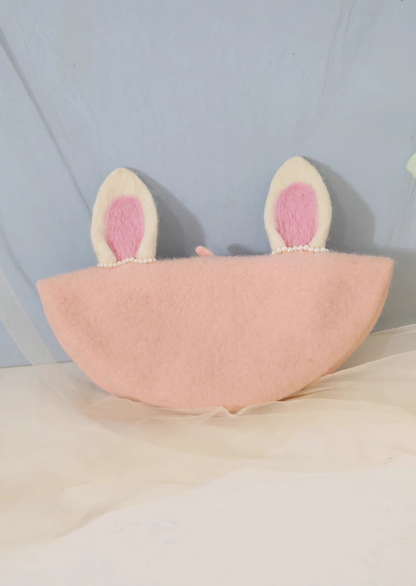 Cute Rabbit Ears Painter Hat