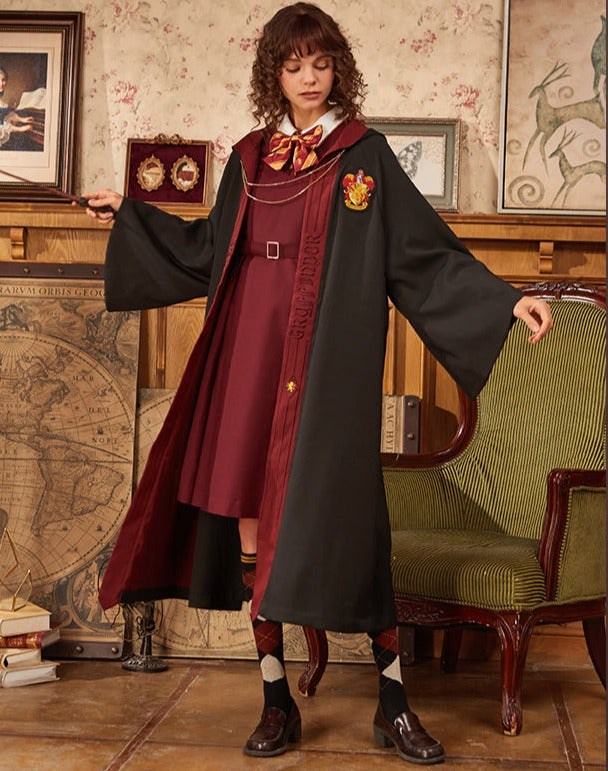 日本国内発送、1週間以内にお届け】wizard school hooded cloak coat – remulia