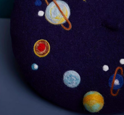 wool felt Japanese versatile planet beret