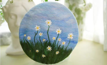 wool felt little daisy painter hat