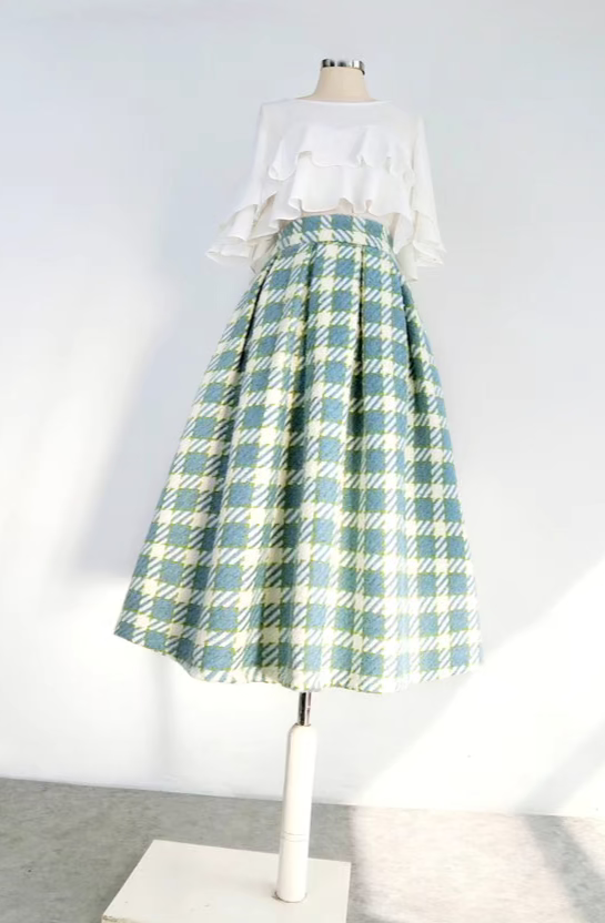 A-line high-waist tutu skirt