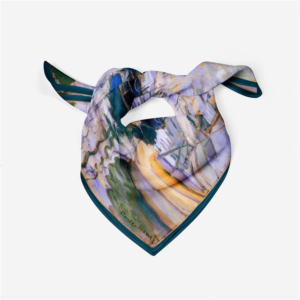 "Yachts on the Seine" scarf