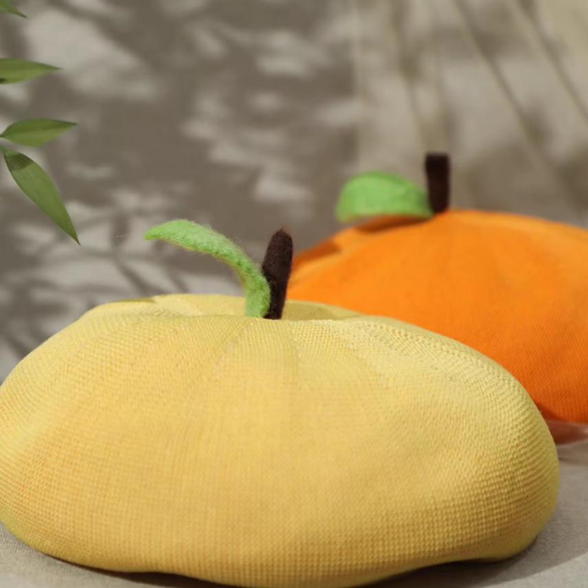 thin fruits sunshade beret