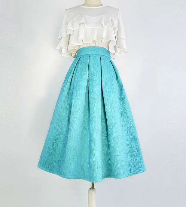 slim and versatile mid-length tutu skirt 