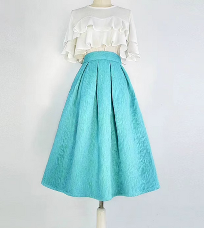 slim and versatile mid-length tutu skirt 