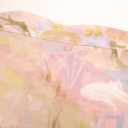 elegant gentle watercolor print skirt 