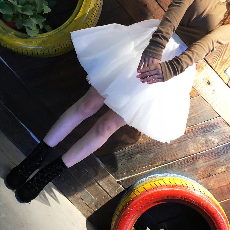 Cotton candy volume pannier 40cm
