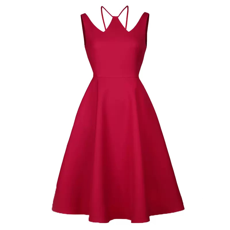 a line umbrella dress large swing A-line umbrella dress