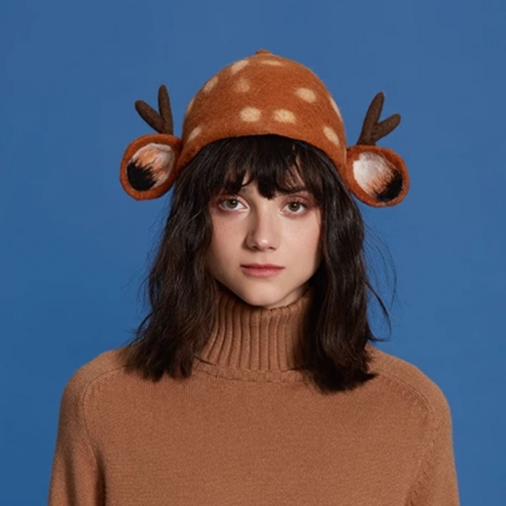 small horn bambi hat 