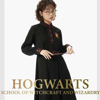wizard school collared dress 