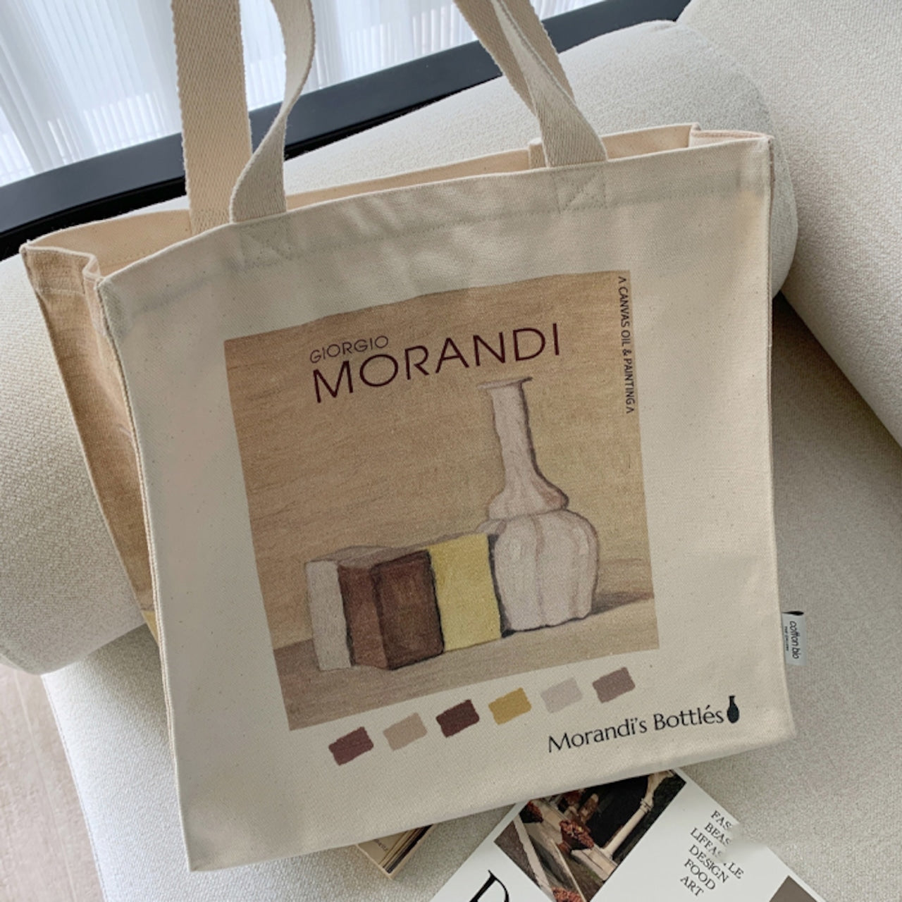 "Giorgio Morandi" tote bag 