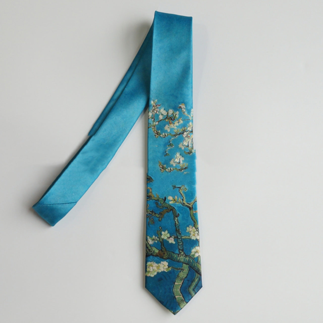 "Blooming Almond Tree Branch" Tie