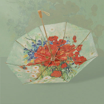 Red Poppies折りたたみ傘