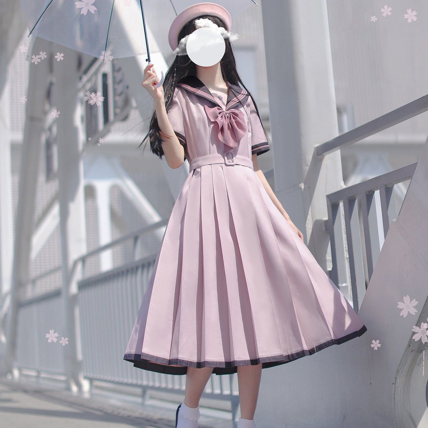 Pink Lady's Literary Sailor Dress – remulia