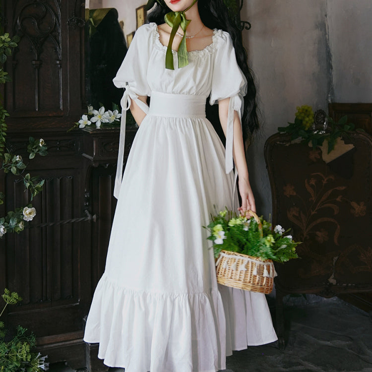 伯爵のお嬢様のロングワンピース