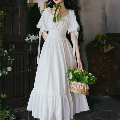 伯爵のお嬢様のロングワンピース