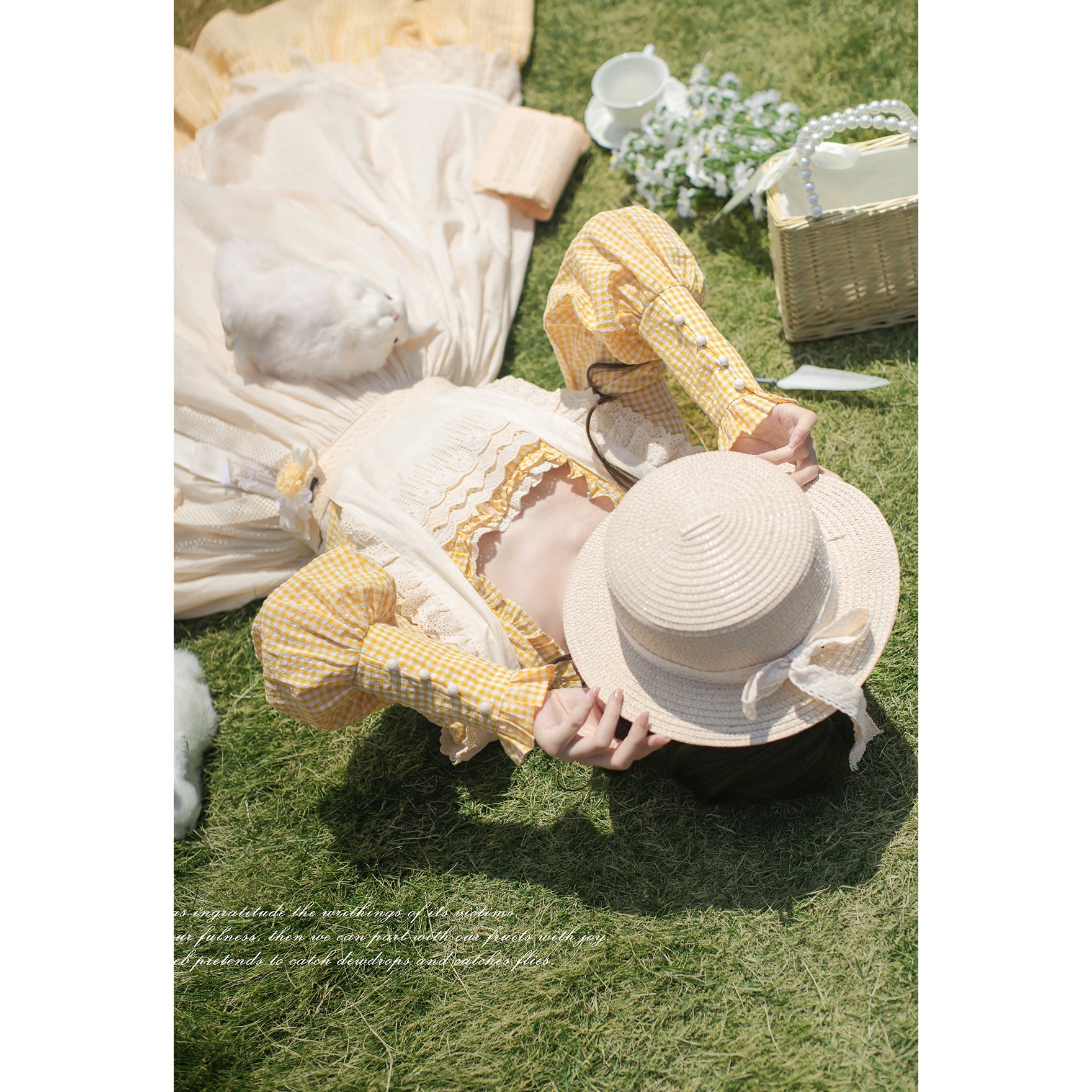Dandelion Yellow Retro Dress and Apron – remulia