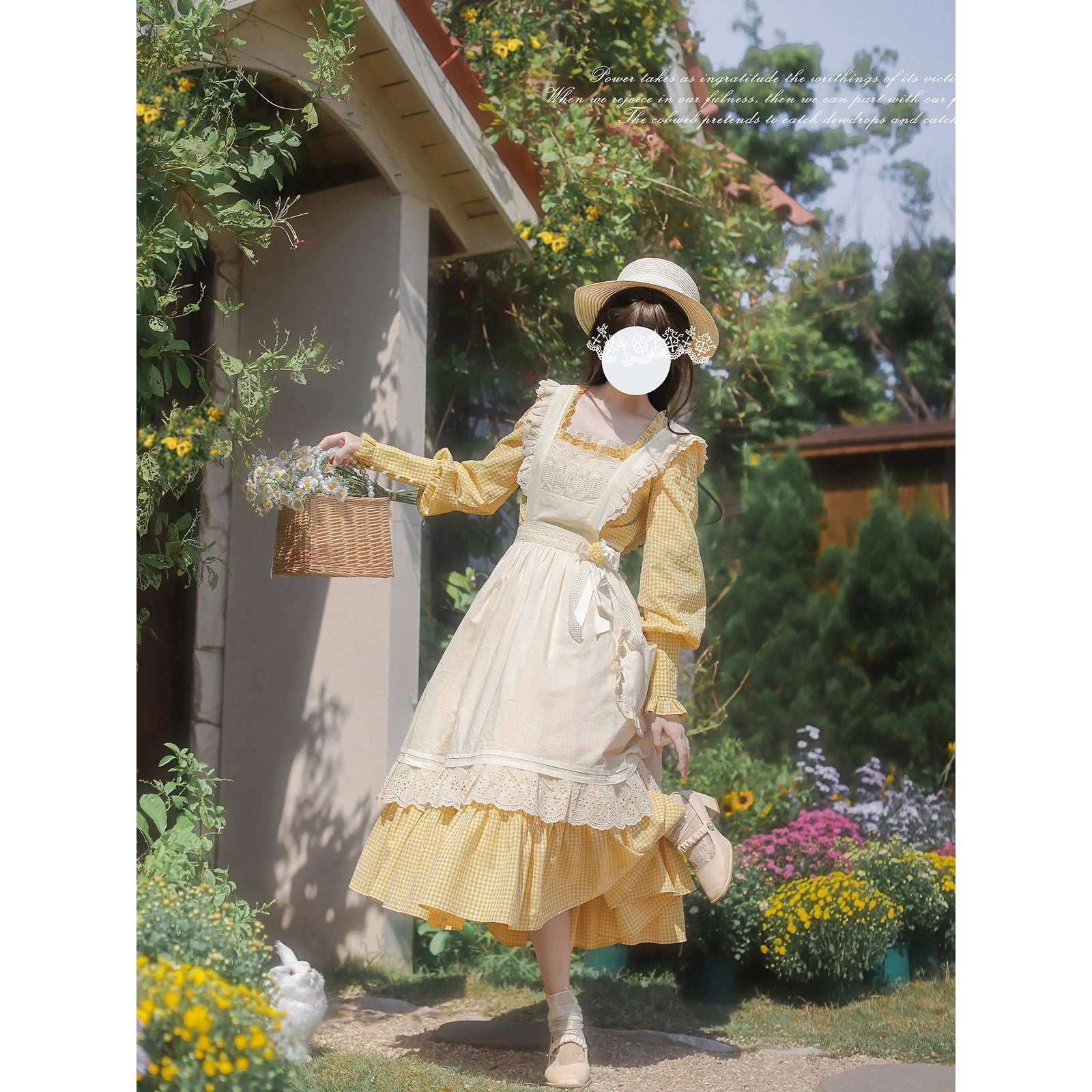 Dandelion Yellow Retro Dress and Apron – remulia