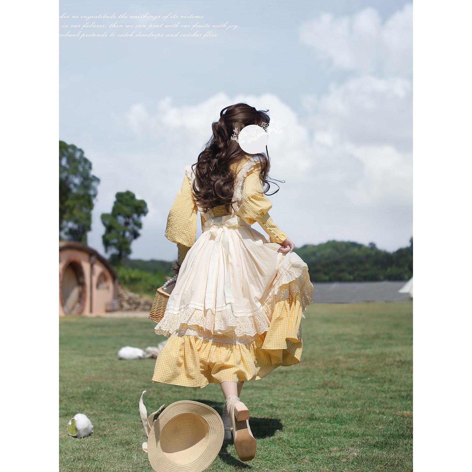 Dandelion Yellow Retro Dress and Apron – remulia