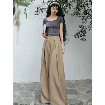 英国令嬢のワイドレッグパンツ