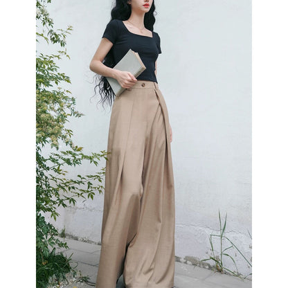 英国令嬢のワイドレッグパンツ