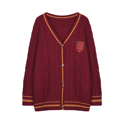 魔法学校のニットカーディガン