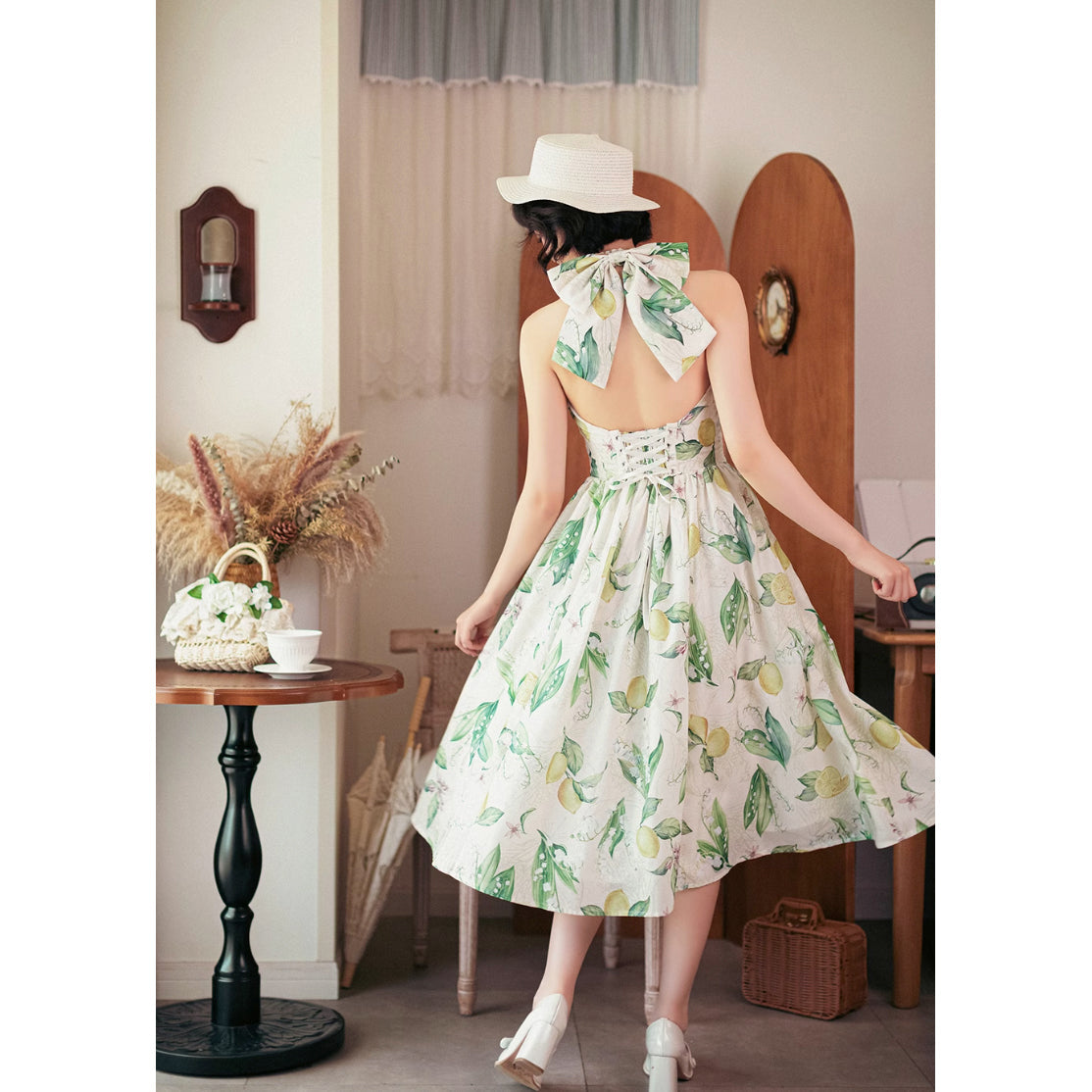 Lemon & Lily Watercolor Dress – remulia