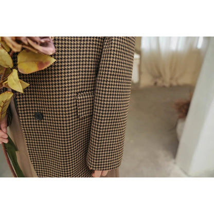 英国格子柄のレトロジャケット