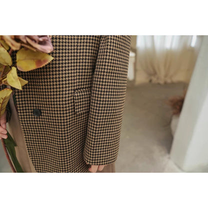 英国格子柄のレトロジャケット