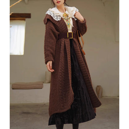 漆黒の竹林柄ベルベットスカート