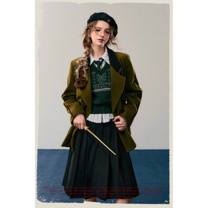 魔法学校のダブルブレストジャケット