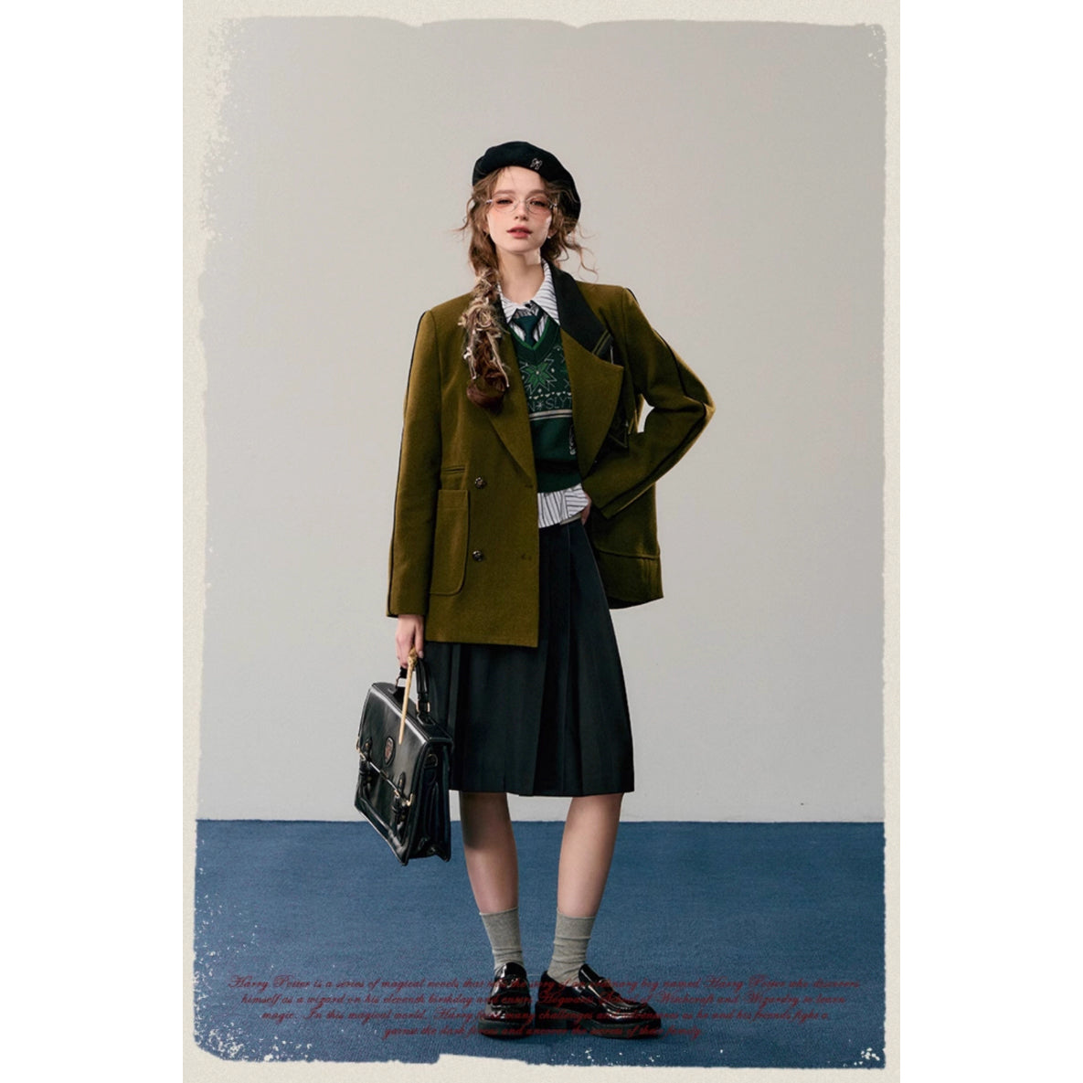 魔法学校のダブルブレストジャケット