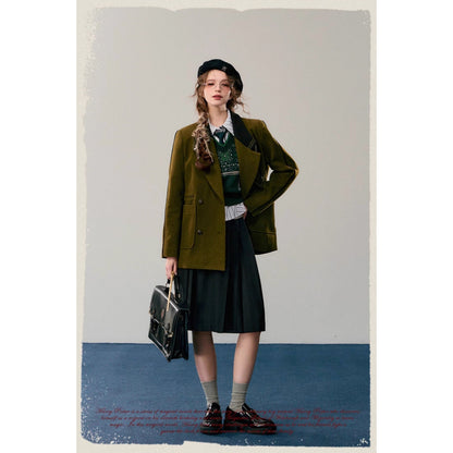 魔法学校のダブルブレストジャケット