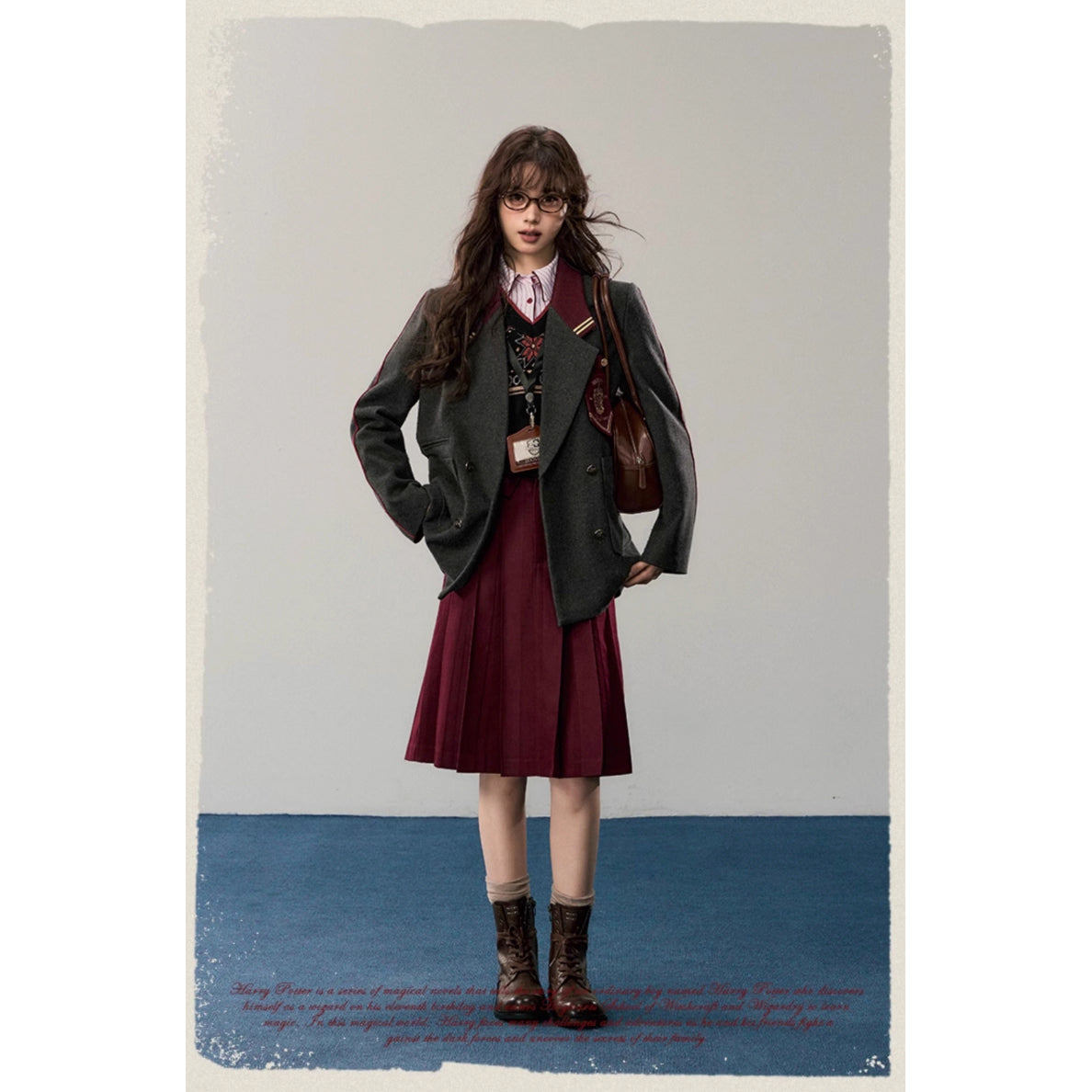 魔法学校のダブルブレストジャケット