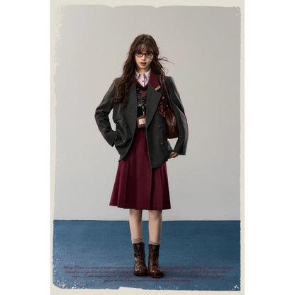 魔法学校のダブルブレストジャケット