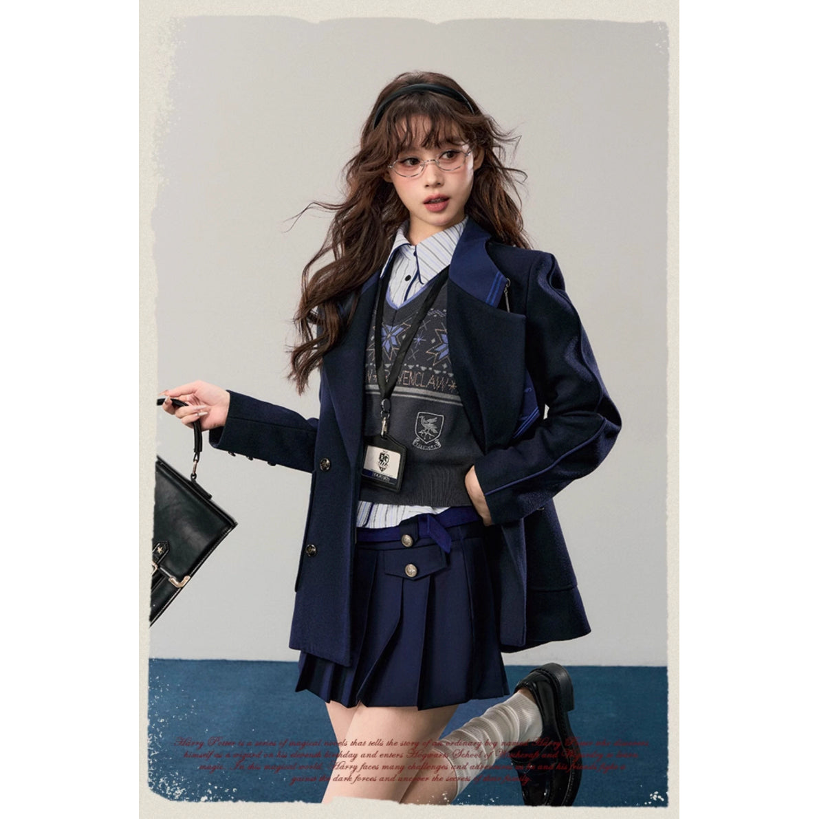 魔法学校のダブルブレストジャケット