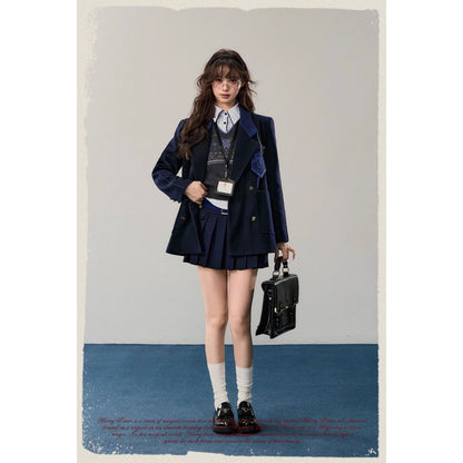 魔法学校のダブルブレストジャケット