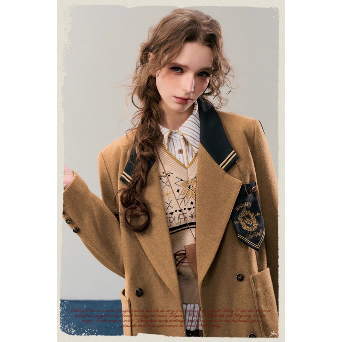 魔法学校のダブルブレストジャケット
