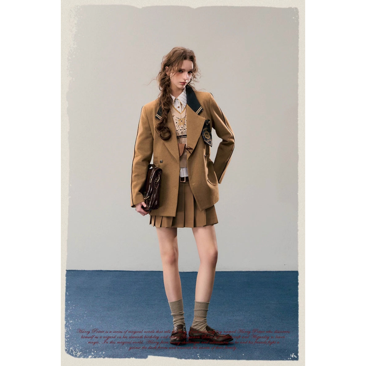 魔法学校のダブルブレストジャケット