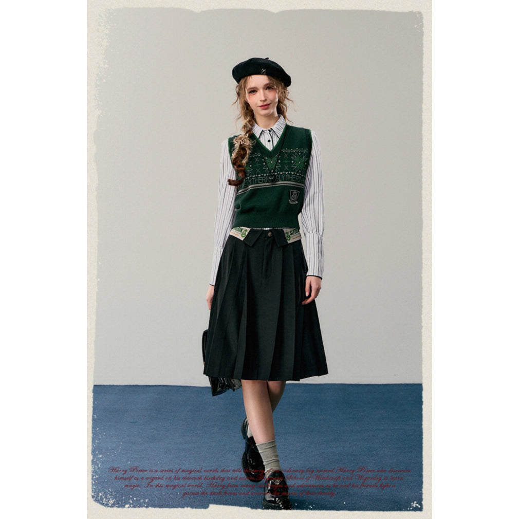 魔法学校のプリーツスカート
