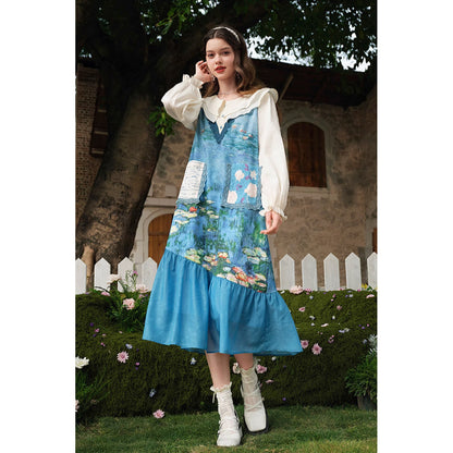 睡蓮の池のワンピース